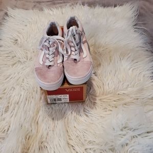 Pink suede vans